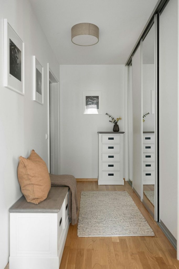 small space organization ideas
Entryway Benches with Storage