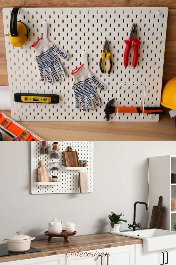 Install Pegboard Walls