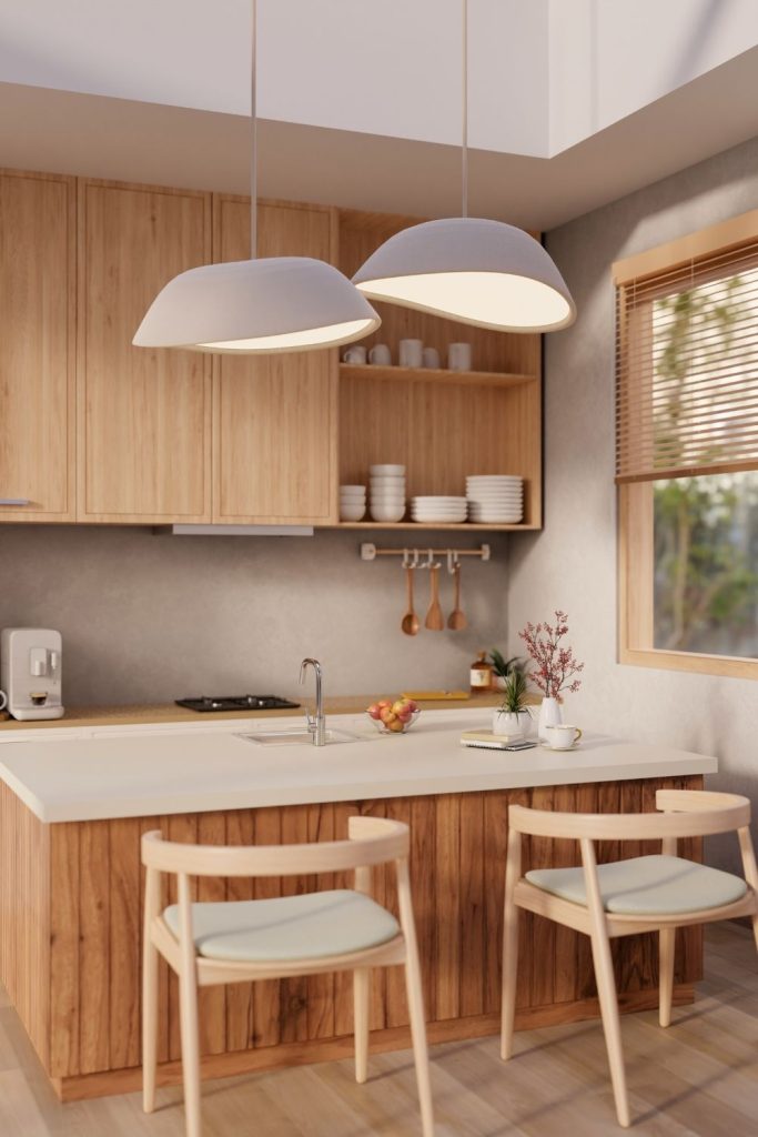 Scandinavian Simplicity Kitchen | Small Kitchen Layouts | small kitchen design | tiny kitchen ideas | mini kitchen ideas | tiny kitchen design